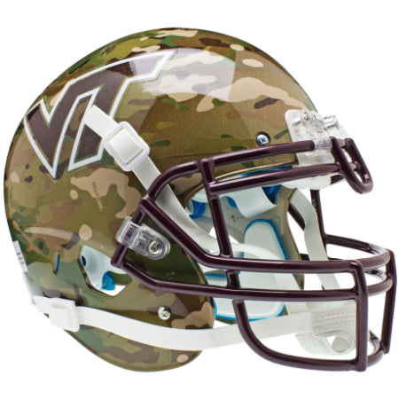 Virginia Tech Hokies Camo Schutt XP Authentic Helmet - Alternate 5