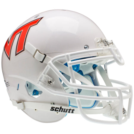 Virginia Tech Hokies White Schutt XP Authentic Helmet - Alternate 7