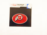 Utah Utes Bling Oval Auto Emblem