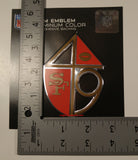 San Francisco 49ers Die Cut Color Auto Emblem - Throwback Logo 2