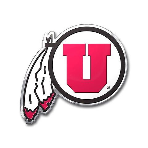 Utah Utes Die Cut Color Auto Emblem