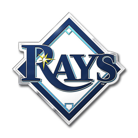 Tampa Bay Rays Die Cut Color Auto Emblem