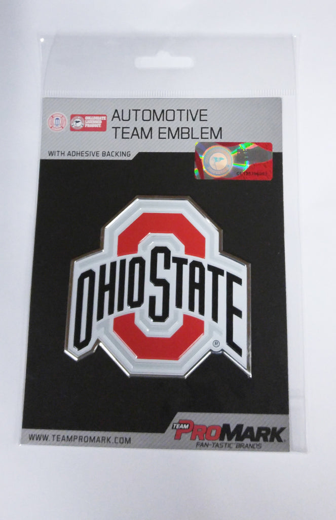 Ohio State Buckeyes Die Cut Color Auto Emblem
