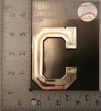 Cleveland Indians C Logo Die Cut Silver Auto Emblem 4