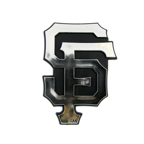 San Francisco Giants Die Cut Silver Auto Emblem