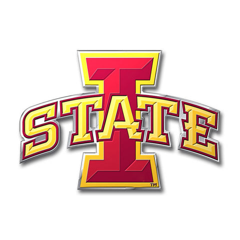 Iowa State Cyclones Die Cut Color Auto Emblem