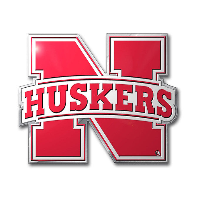 Nebraska Cornhuskers Die Cut Color Auto Emblem