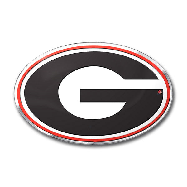 Georgia Bulldogs Die Cut Color Auto Emblem