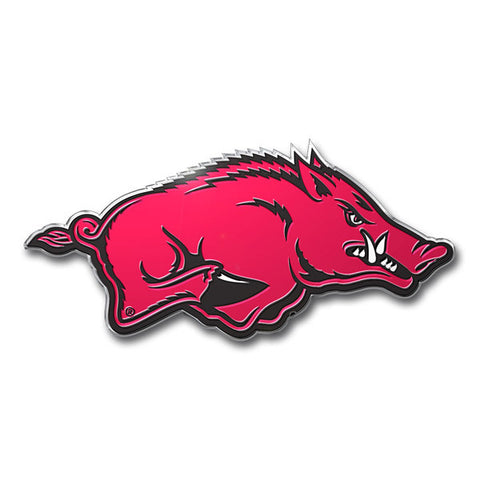 Arkansas Razorbacks Die Cut Color Auto Emblem