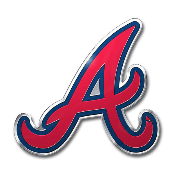 Atlanta Braves Die Cut Color Auto Emblem