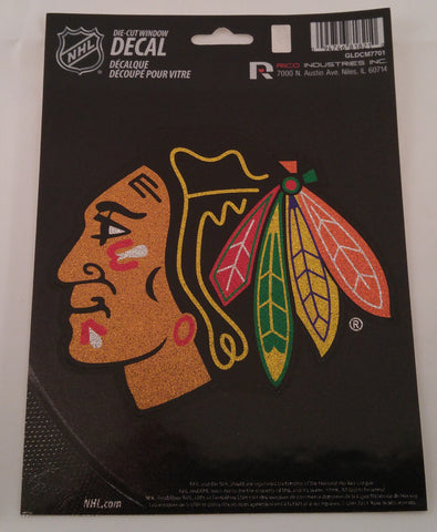 Chicago Blackhawks Bling Die-Cut Decal