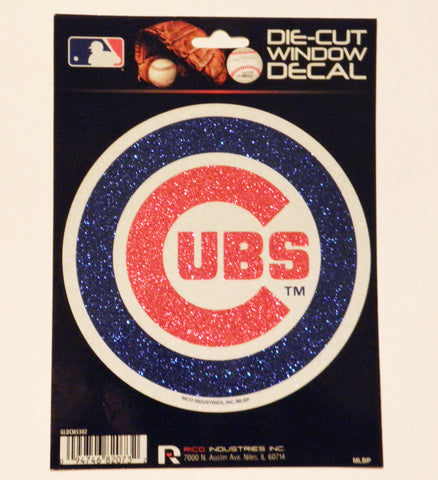Chicago Cubs Bling Die-Cut Decal