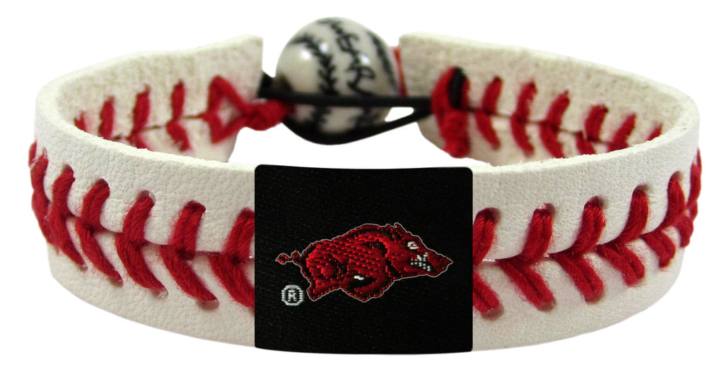 Arkansas Razorbacks Baseball Bracelet