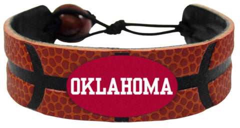 Oklahoma Sooners Basketball Bracelet