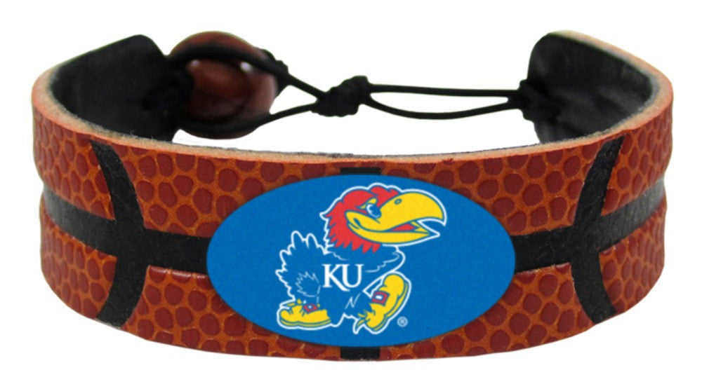 Kansas Jayhawks Basketball Bracelet