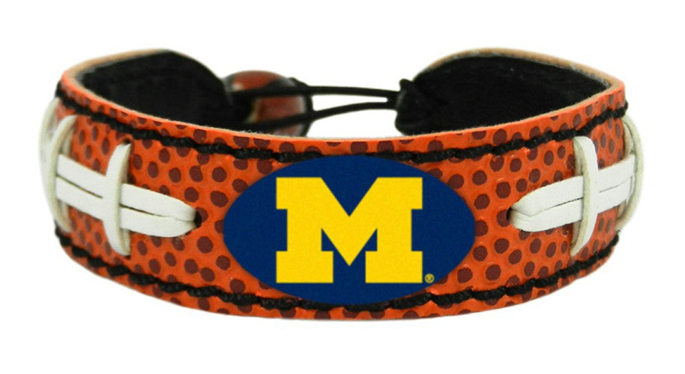 Michigan Wolverines Football Bracelet