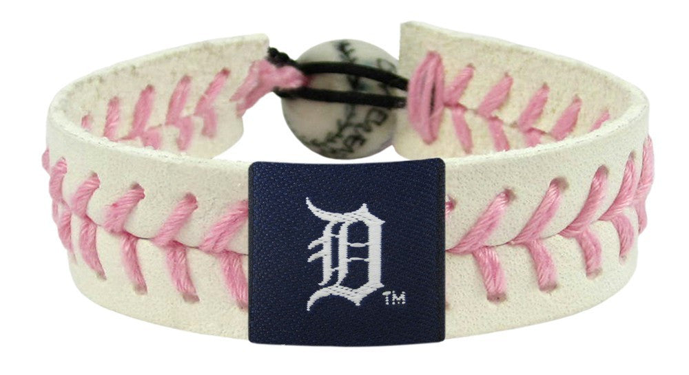 Detroit Tigers Pink Bracelet