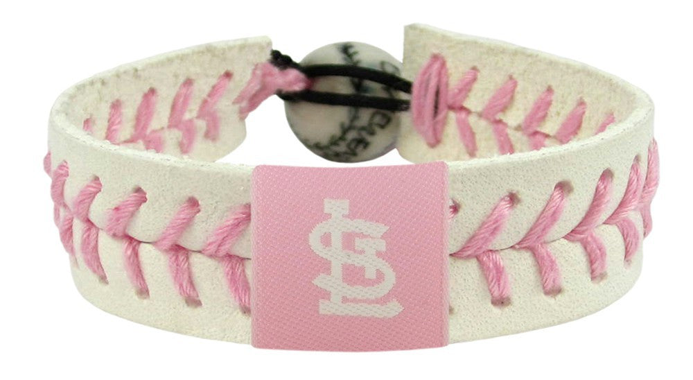 St. Louis Cardinals Pink Bracelet