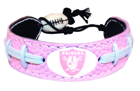 Oakland Raiders Pink Bracelet