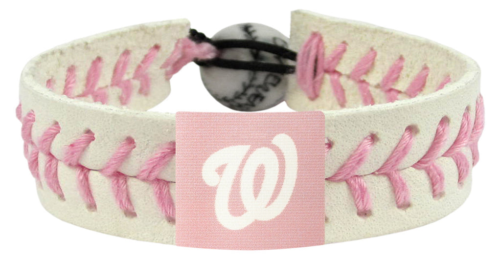 Washington Nationals Pink Bracelet