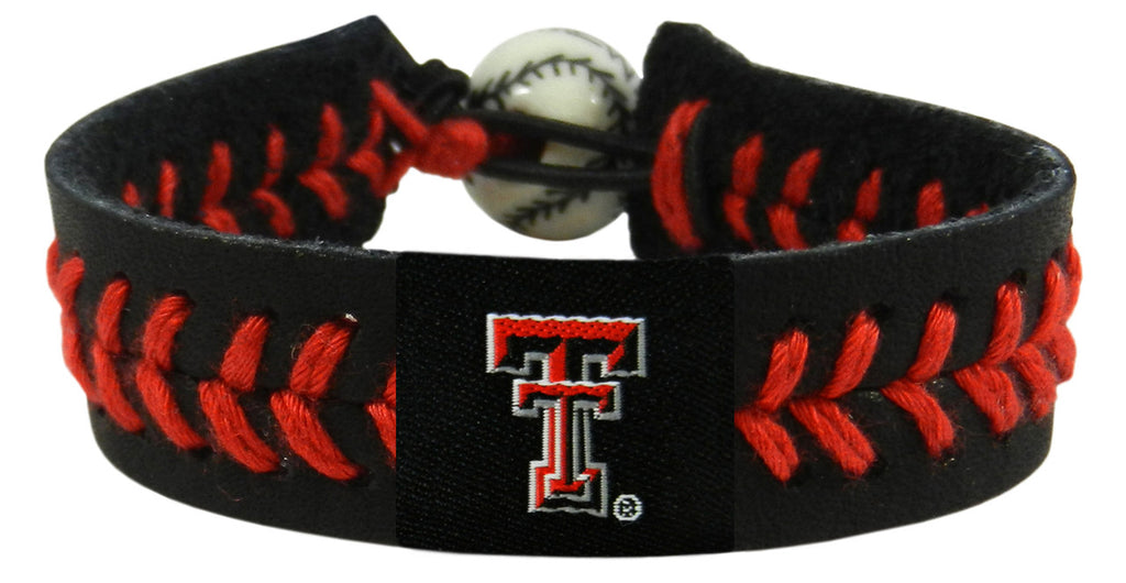 Texas Tech Red Raiders Team Color Baseball Bracelet