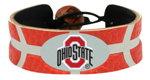 Ohio State Buckeyes Team Color Basketball Bracelet