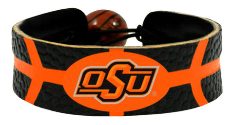 Oklahoma State Cowboys Team Color Basketball Bracelet