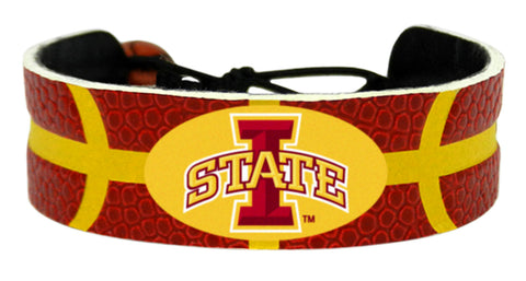 Iowa State Cyclones Team Color Basketball Bracelet