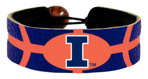 Illinois Fighting Illini Team Color Basketball Bracelet