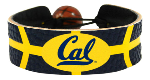 Cal Bears Team Color Basketball Bracelet