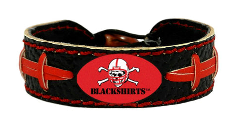 Nebraska Cornhuskers Team Color Football Bracelet - Blackshirts
