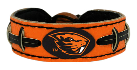 Oregon State Beavers Team Color Football Bracelet