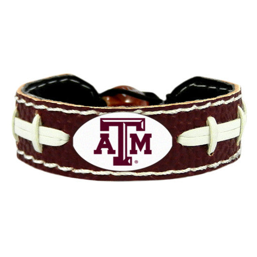 Texas A&M Aggies Team Color Football Bracelet