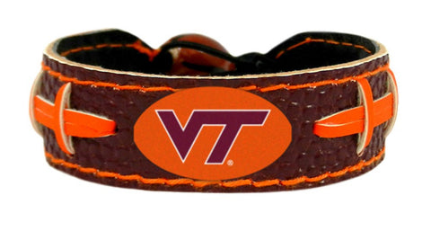 Virginia Tech Hokies Team Color Football Bracelet