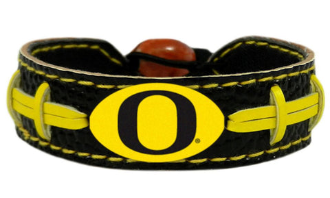 Oregon Ducks Team Color Football Bracelet