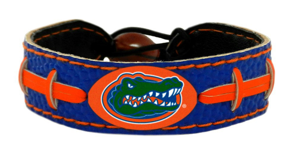 Florida Gators Team Color Football Bracelet