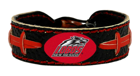 New Mexico Lobos Team Color Football Bracelet