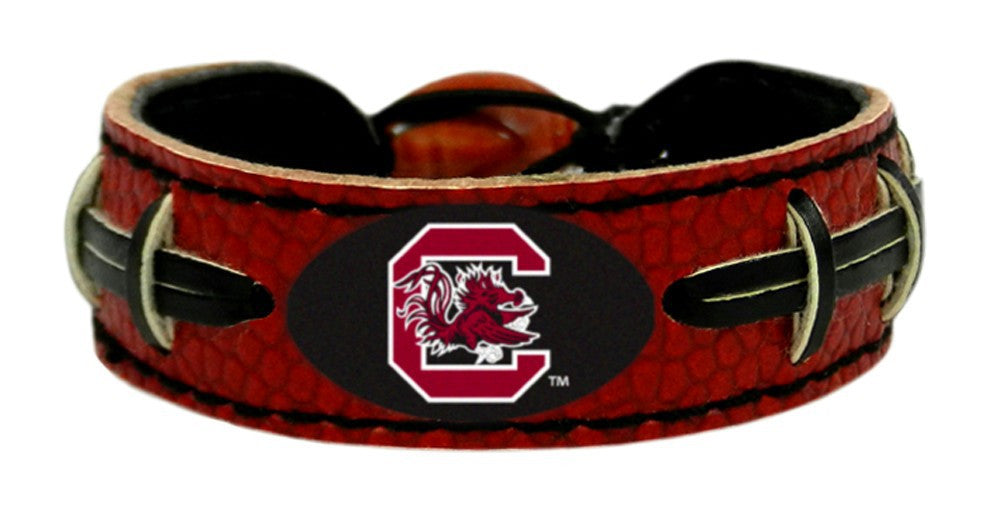 South Carolina Gamecocks Team Color Football Bracelet