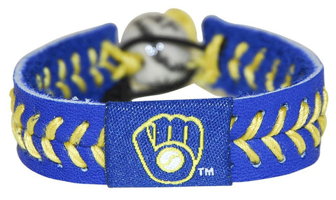 Milwaukee Brewers Team Color Retro Logo Bracelet