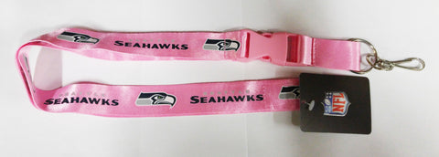 Seattle Seahawks 24" Breakaway Lanyard - Pink