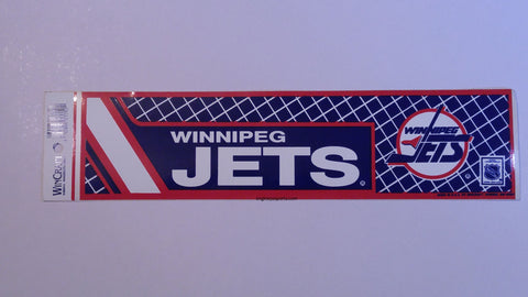 Winnipeg Jets Retro Logo Bumper Sticker