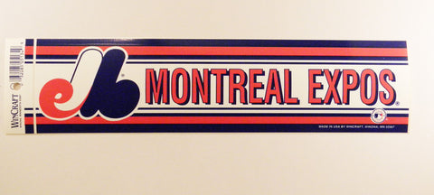 Montreal Expos Bumper Sticker