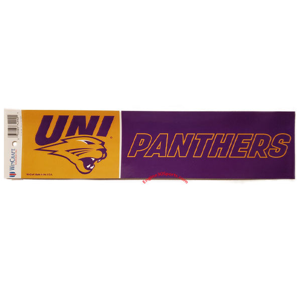 Northern Iowa Panthers Bumper Sticker