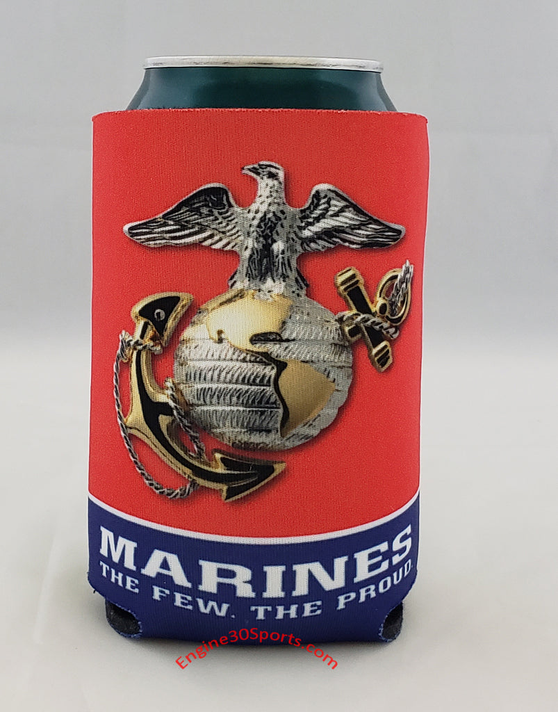 United States Marines 2 Sided Can Holder