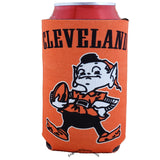 Cleveland Browns Retro Style 2 Sided Can Holder