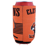Cleveland Browns Retro Style 2 Sided Can Holder