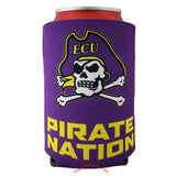East Carolina Pirates Slogan Style 2 Sided Can Holder