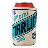 Miami Marlins Vintage Design 2 Sided Can Holder