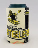 Pittsburgh Steelers Vintage Style 2 Sided Can Holder