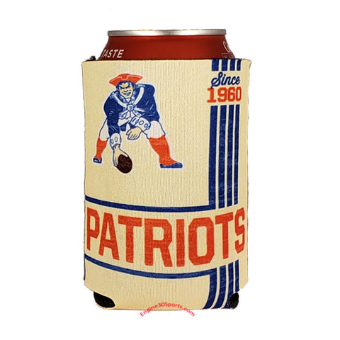 New England Patriots Vintage Design 2 Sided Can Holder